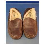 UGG Suede Shearling Lined Slippers