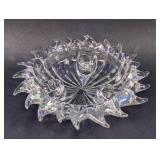 Sunburst Glass Decorative Serving Dish