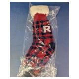 Red And Black Plaid Christmas Socks