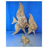 Metal Fish Wall Decor Assortment