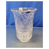 Crystal Nativity Scene Hurricane Lamp Shade Glass