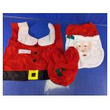 Christmas Holiday Toilet Decor Set