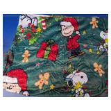 Christmas Peanuts Snoopy Plush Throw Blanket
