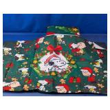 Christmas Peanuts Snoopy Fabric Textile