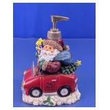 Christmas Santa Car Holiday Soap Dispenser