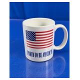 Proud To Be American Flag Coffee Mug