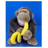 Monkey Plush With Banana