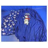 Blue Polar Bear Christmas Pj Set