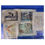 Egyptian Papyrus Artwork Assortment