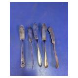 Vintage Silver Plated Butter Knives