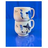 Ma & Pa Ceramic Novelty Mug Set