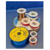 Vintage Electrical Wire Spools Lot
