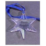 Swarovski Little Star Happy Holidays Ornament