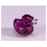 Swarovski Crystal Duck Figurine