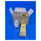 Hubbell Duplex Electrical Outlets Box Lot