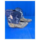 Exotic Snakeskin Western Boots Pair
