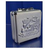 Mexican Train Dominoes Game in Aluminum Case