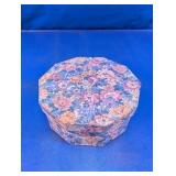 Floral Octagonal Decorative Keepsake Box