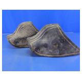 Leather Western Saddle Tapaderos Pair