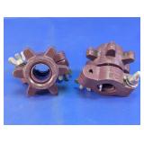 Cast Iron Barbell Collars Pair