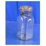 Vtg Royal Crown Glass Canning Jar