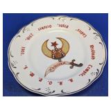 Vintage 1901 Shriners Medinah Temple Plate