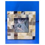 Fairy Tale Print In Horn-Tiled Frame
