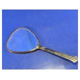 Vtg Silver-Plated Vanity Hand Mirror