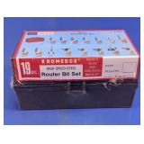 Sears Craftsman Kromedge 19-Piece Router Bit Set