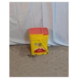 Vintage Heavy-Duty Iron Chain & Bucket Lot