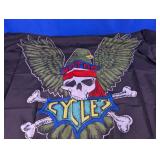 Motorcycles Eagle Skull Graphic Textile