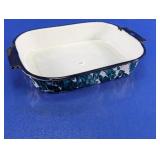 Splatterware Enamel Baking Dish Pan