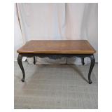 Vintage Wood Parquet Dining Table