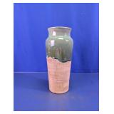 Hand-Crafted Glazed Floor Vase