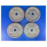 Weider 10 LB Barbell Weight Plate Set