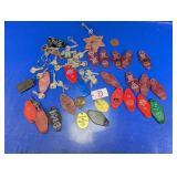 Vintage Motel & Hotel Keychains Lot