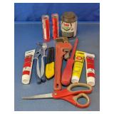 DIY Plumbing & Utility Hand Tool Lot