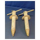 Heavy-Duty Spiral Ground Anchor Stake Duo