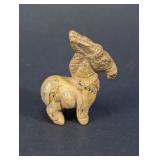 Vtg Miniature Chinese Carved Donkey