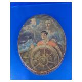 Religious "Christ My Pilot" Rustic Art Wall