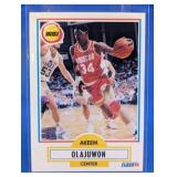 1990 FLEER HOF AKEEM OLAJUWON CARD