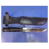 Vintage US Military Style Combat Knife w/Sheath