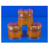 Amber Beacon Strobe Light Replacement Lenses Lot