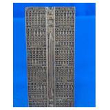 Metal Letterpress Calendar Printing Block