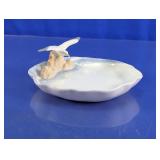Porcelain Seagull Trinket Dish