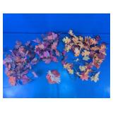 Autumn Foliage Garlands & Fabric Pumpkin Decor