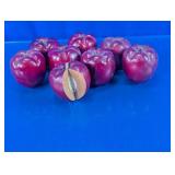Wooden Apple Figurines Assortment