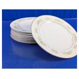 Wyndham Fine China Floral Dinner Plates