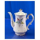 Vintage Order of Eastern Star OES Teapot