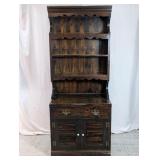 Connoisseur Pine Hutch and Buffet Cabinet